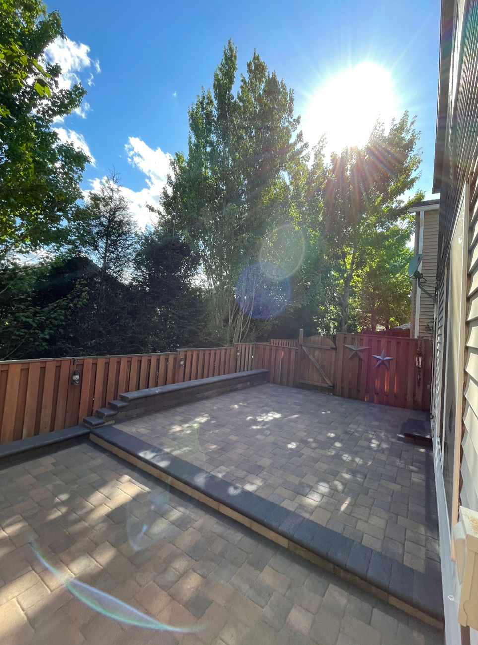 Paver patio and walkway project by Weeping Willow for a Hillsboro area yard